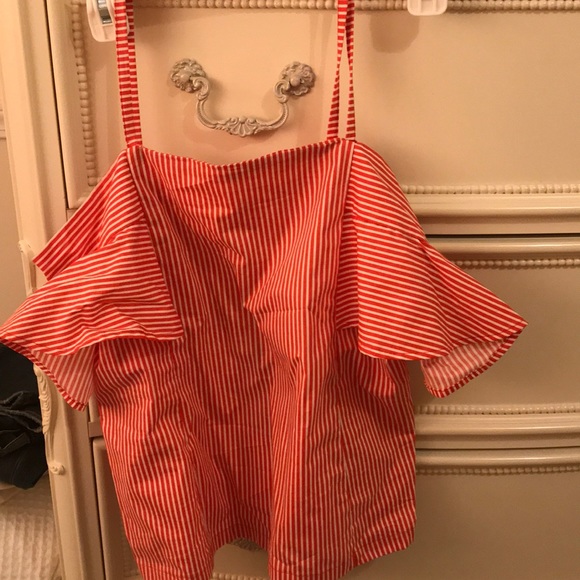 Poof striped red & white top - Picture 1 of 4